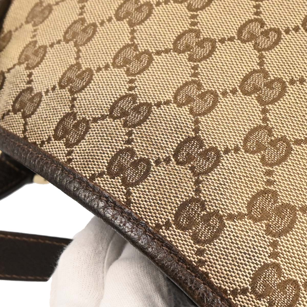 Gucci Beige GG Hobo Handbag - Image 4