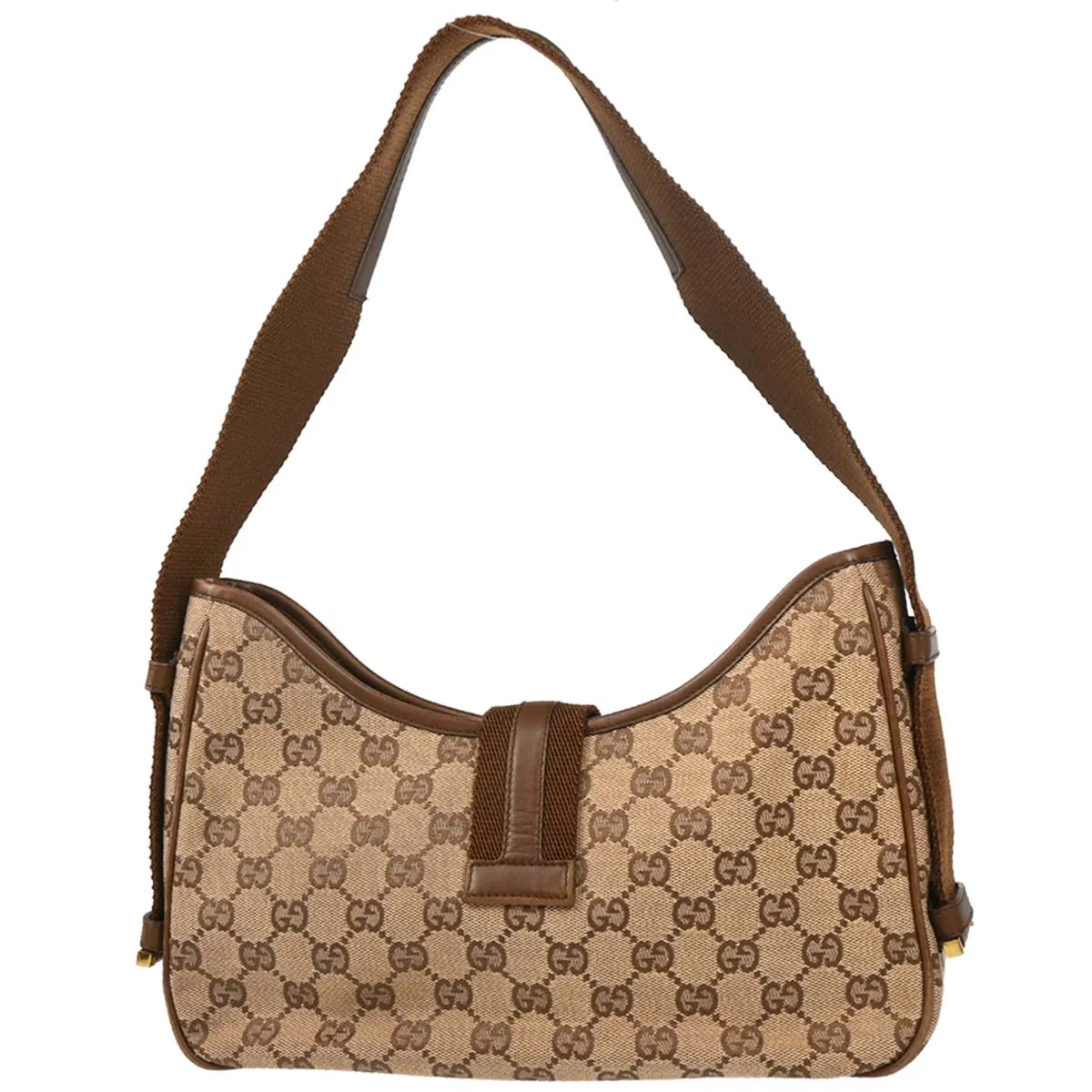 Gucci Beige GG Hobo Handbag - Image 2