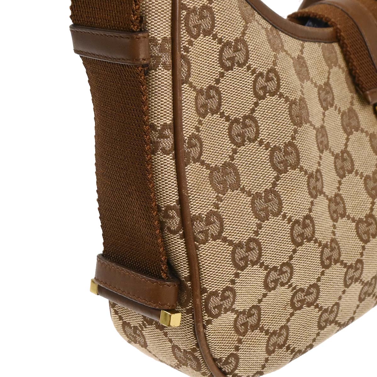 Gucci Beige GG Hobo Handbag - Image 4