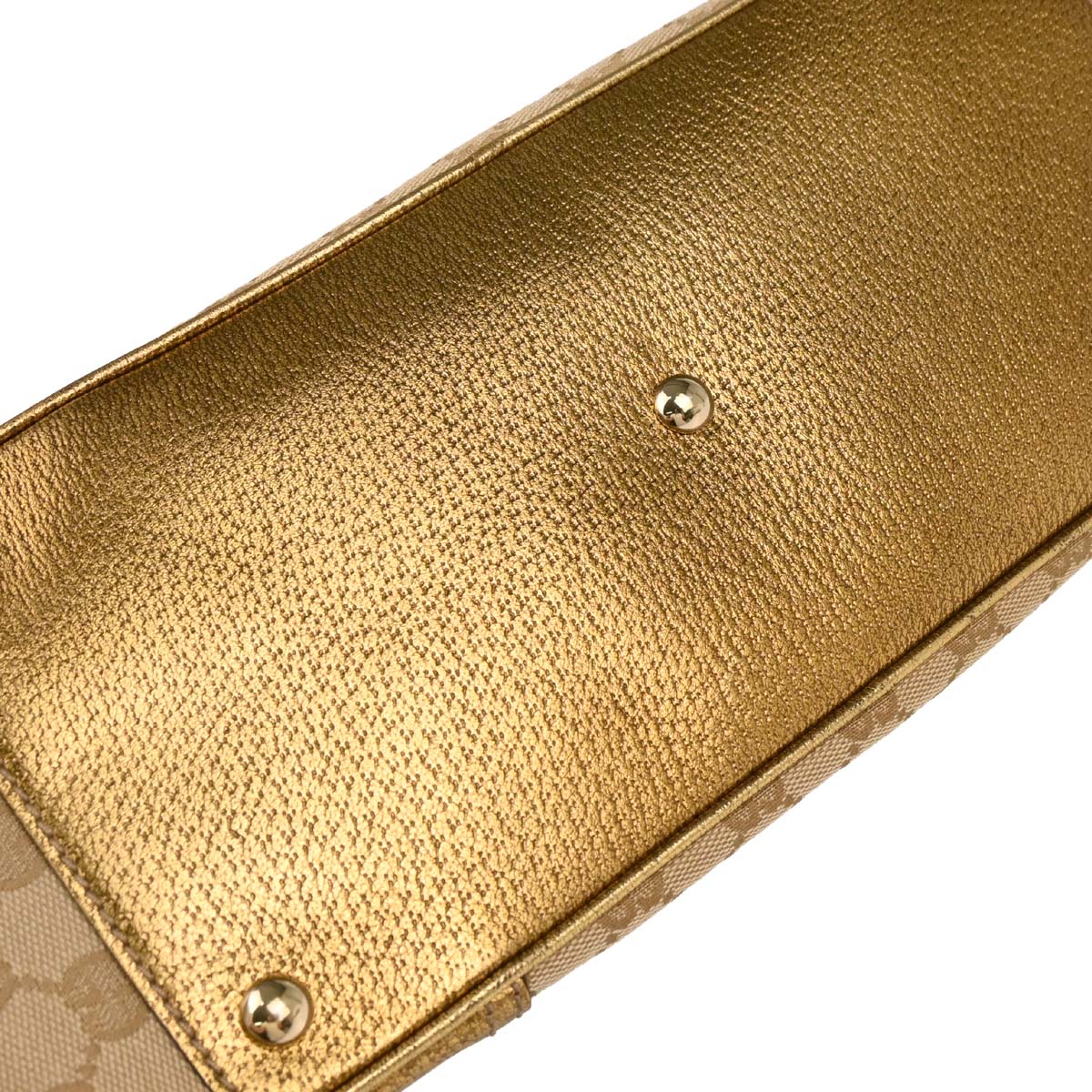 Gucci Beige Gold Canvas Princy GG Handbag - Image 7
