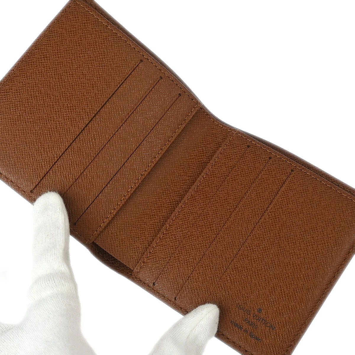 Louis Vuitton 2006 Monogram Porte Billets 6 Cartes Credit Wallet M60929 - Image 4