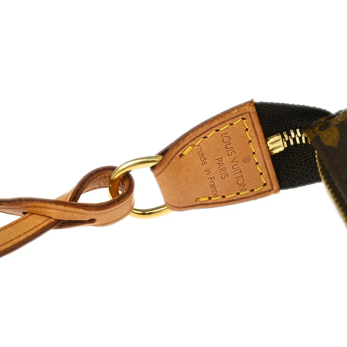 Louis Vuitton 2001 khaki Graffiti Pochette Accessoires Handbag M92192 - Image 4