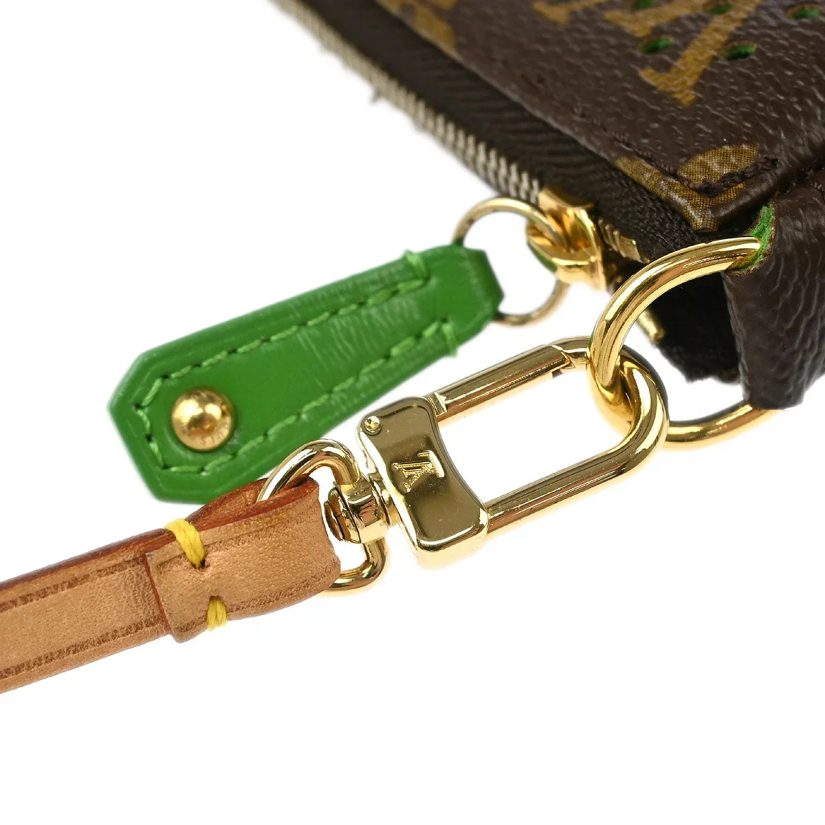 Louis Vuitton 2006 Monogram Perfo Pochette Accessoires Handbag M95184 - Image 4