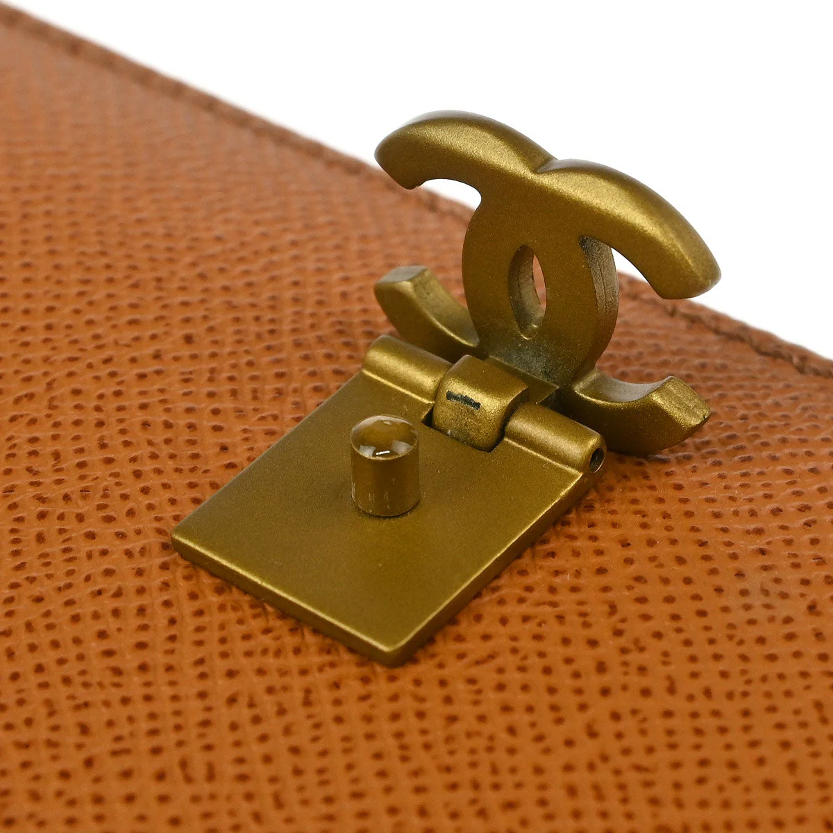 Chanel 1997-1999 Brown Calfskin Classic WOC Wallet On Chain - Image 3
