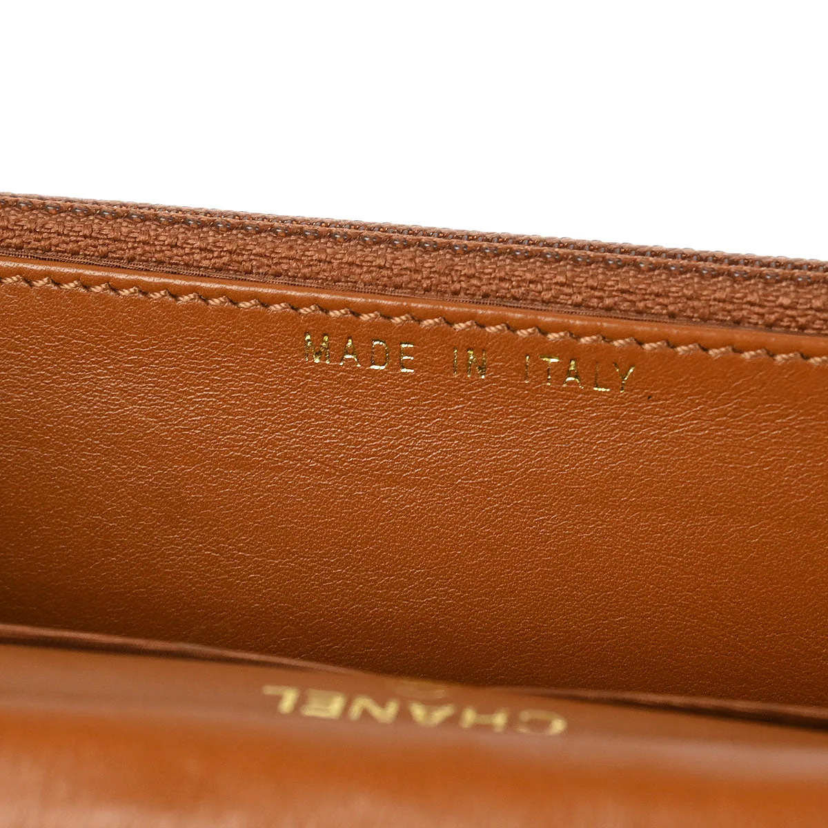 Chanel 1997-1999 Brown Calfskin Classic WOC Wallet On Chain - Image 5