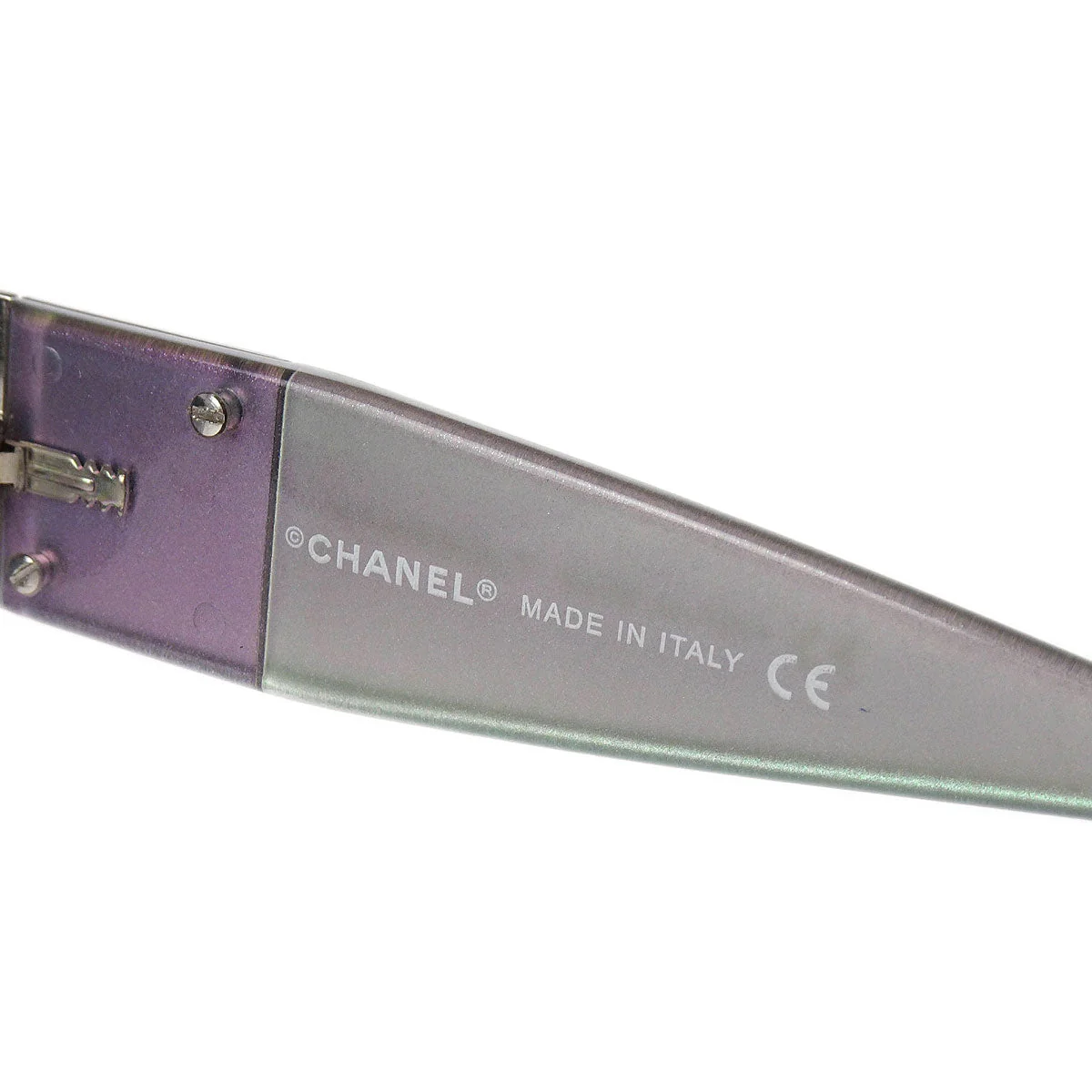 Chanel Sunglasses Eyewear Black Rhinestone Small Good - Image 4