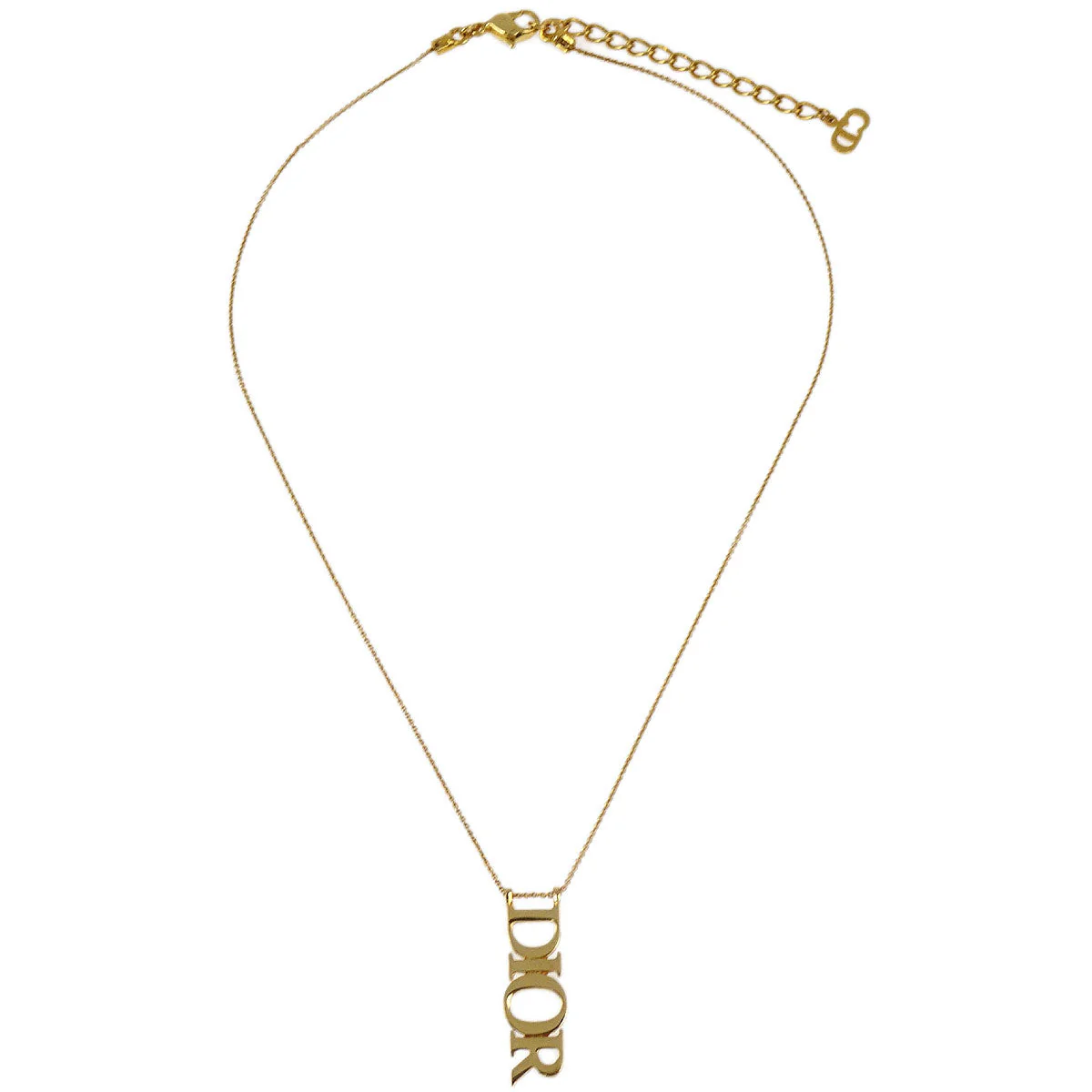 Christian Dior Necklace Pendant Gold - Image 2