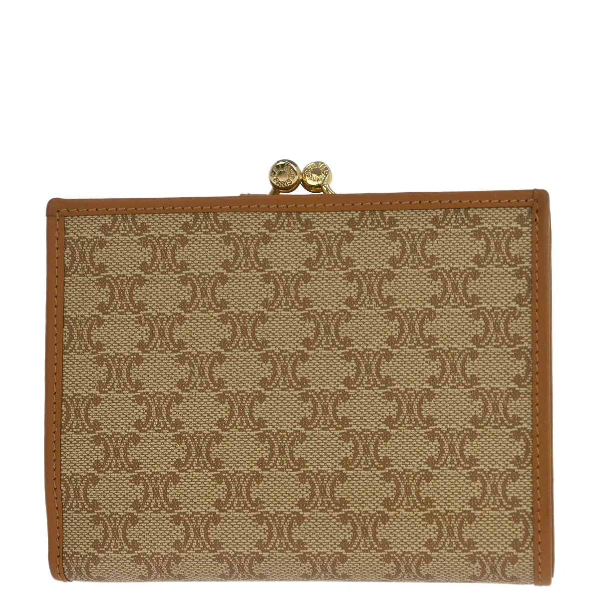 Celine Beige PVC Macadam Wallet Purse - Image 2