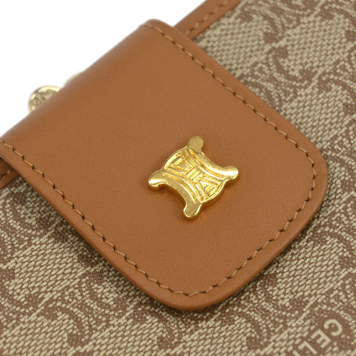 Celine Beige PVC Macadam Wallet Purse - Image 3