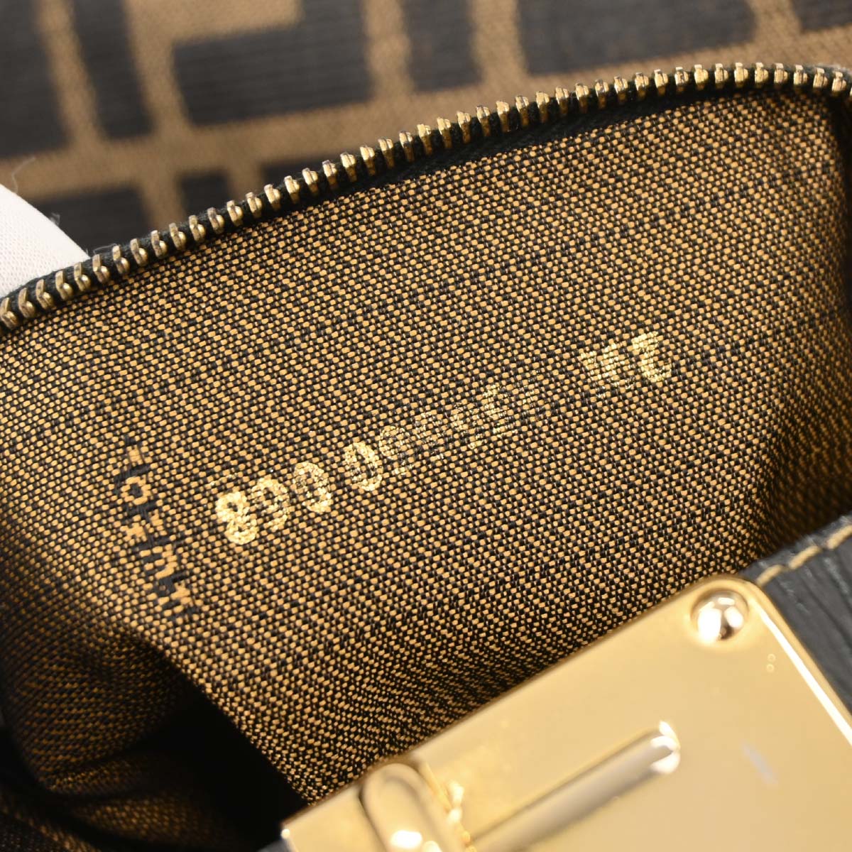 Fendi Brown Canvas Zucca Handbag - Image 10
