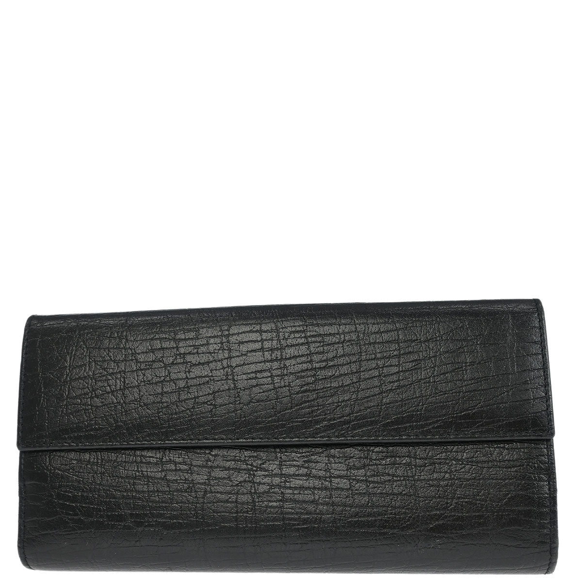 Gucci Black Leather Bamboo Long Wallet - Image 2