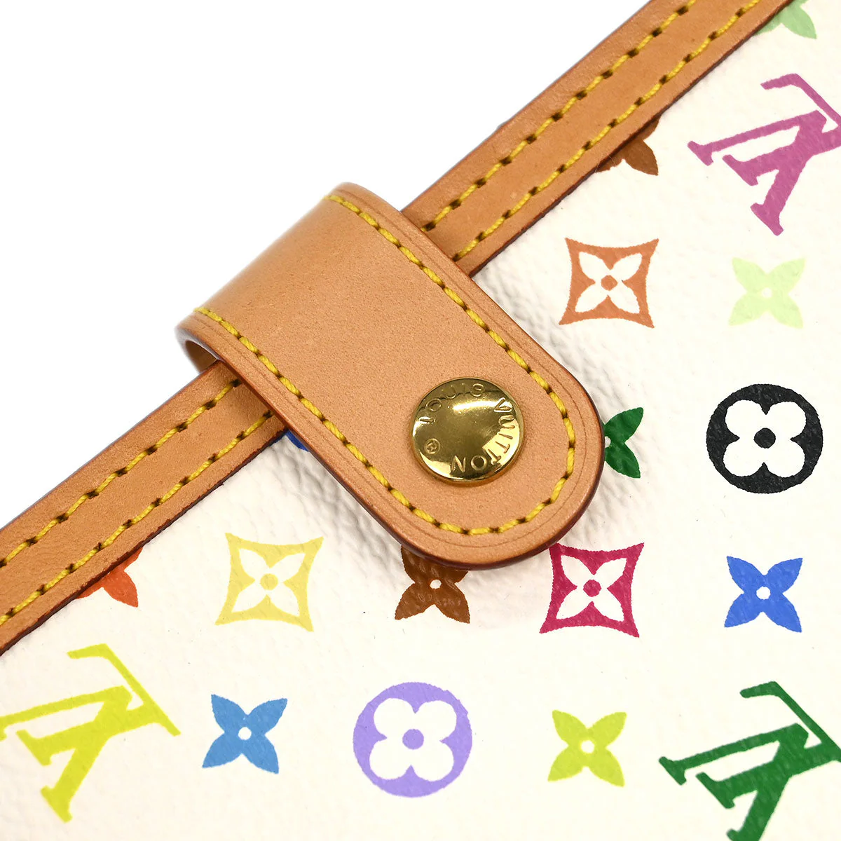 Louis Vuitton Monogram Multicolor Agenda PM Notebook Cover R20896 Small Good - Image 4