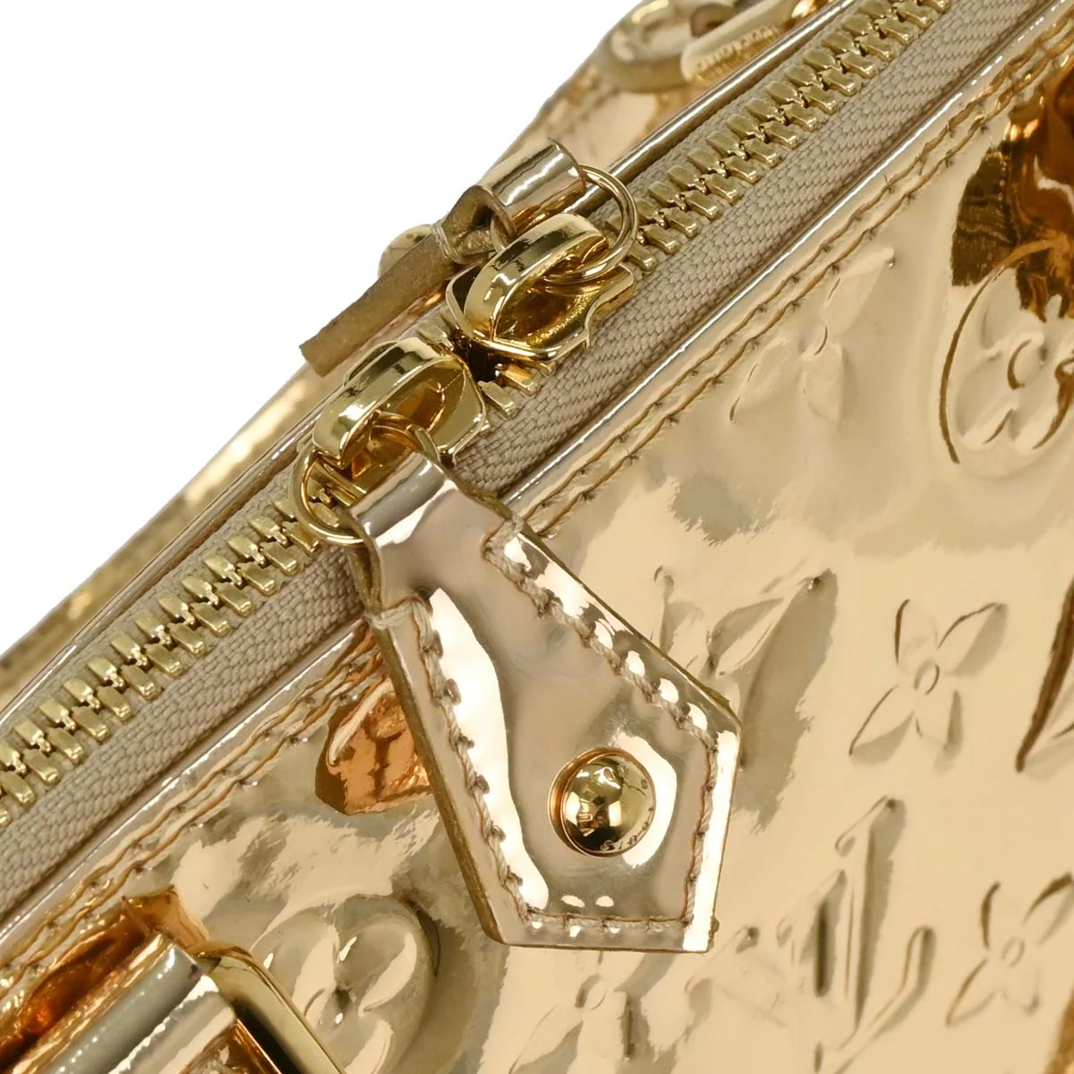 Louis Vuitton Gold Monogram Miroir Alma MM Handbag M93624 - Image 6