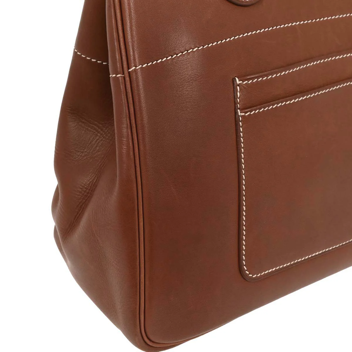 Hermes Fauve Box Calf La Tote Handbag - Image 3
