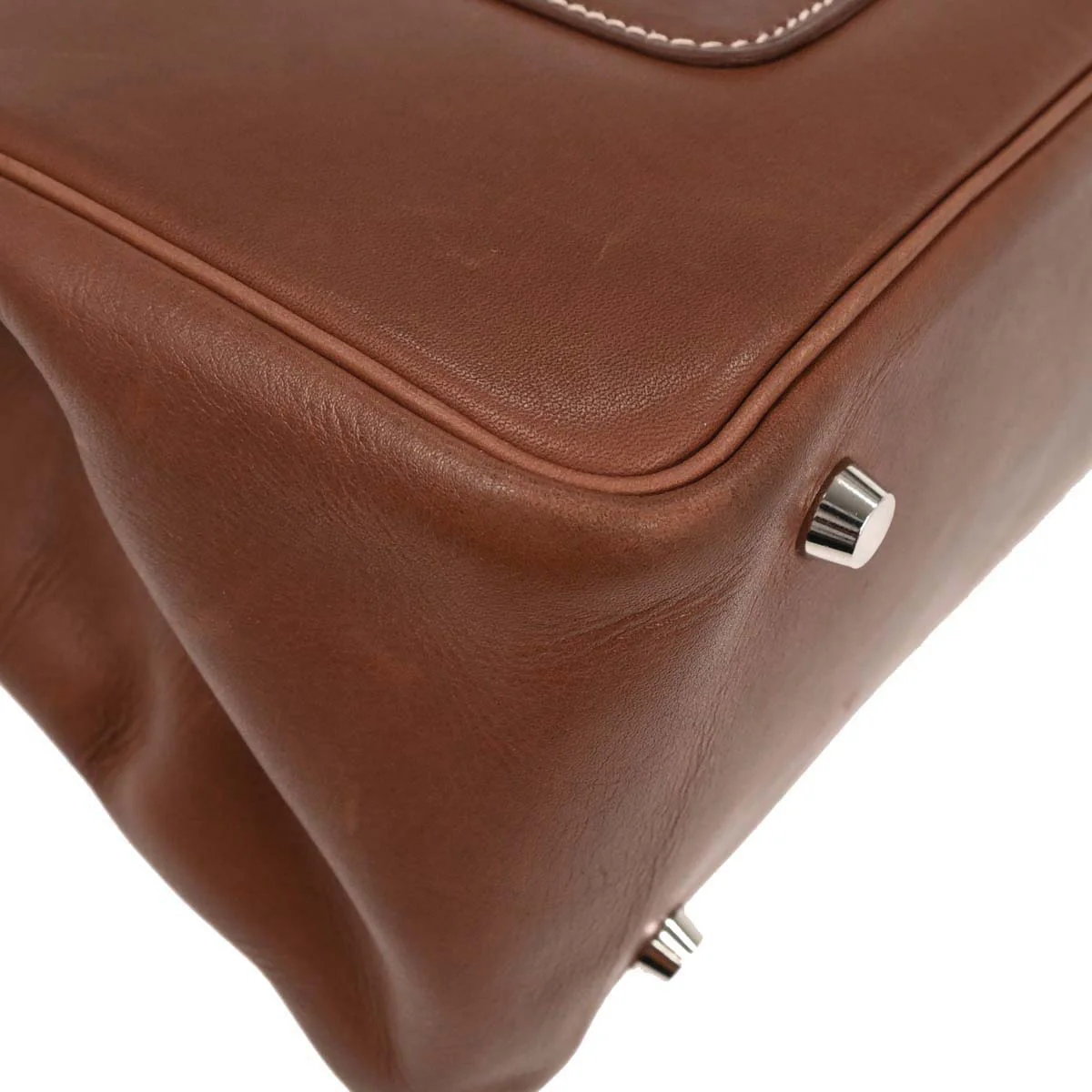 Hermes Fauve Box Calf La Tote Handbag - Image 5