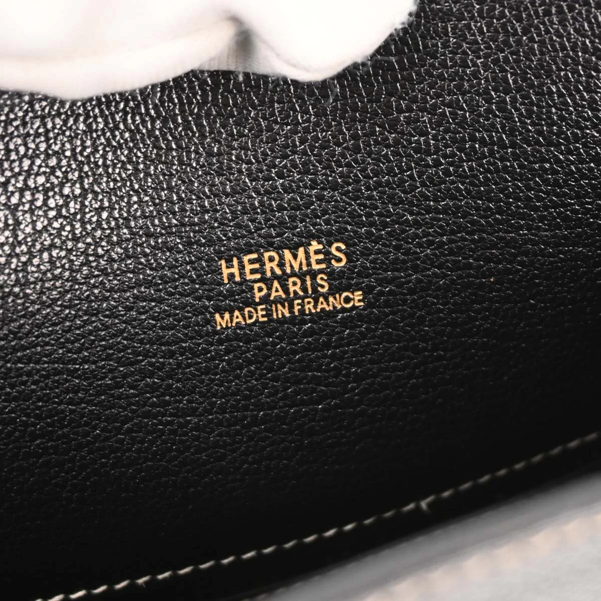 Hermes Black Courchevel Kelly Sport PM Shoulder Bag - Image 8