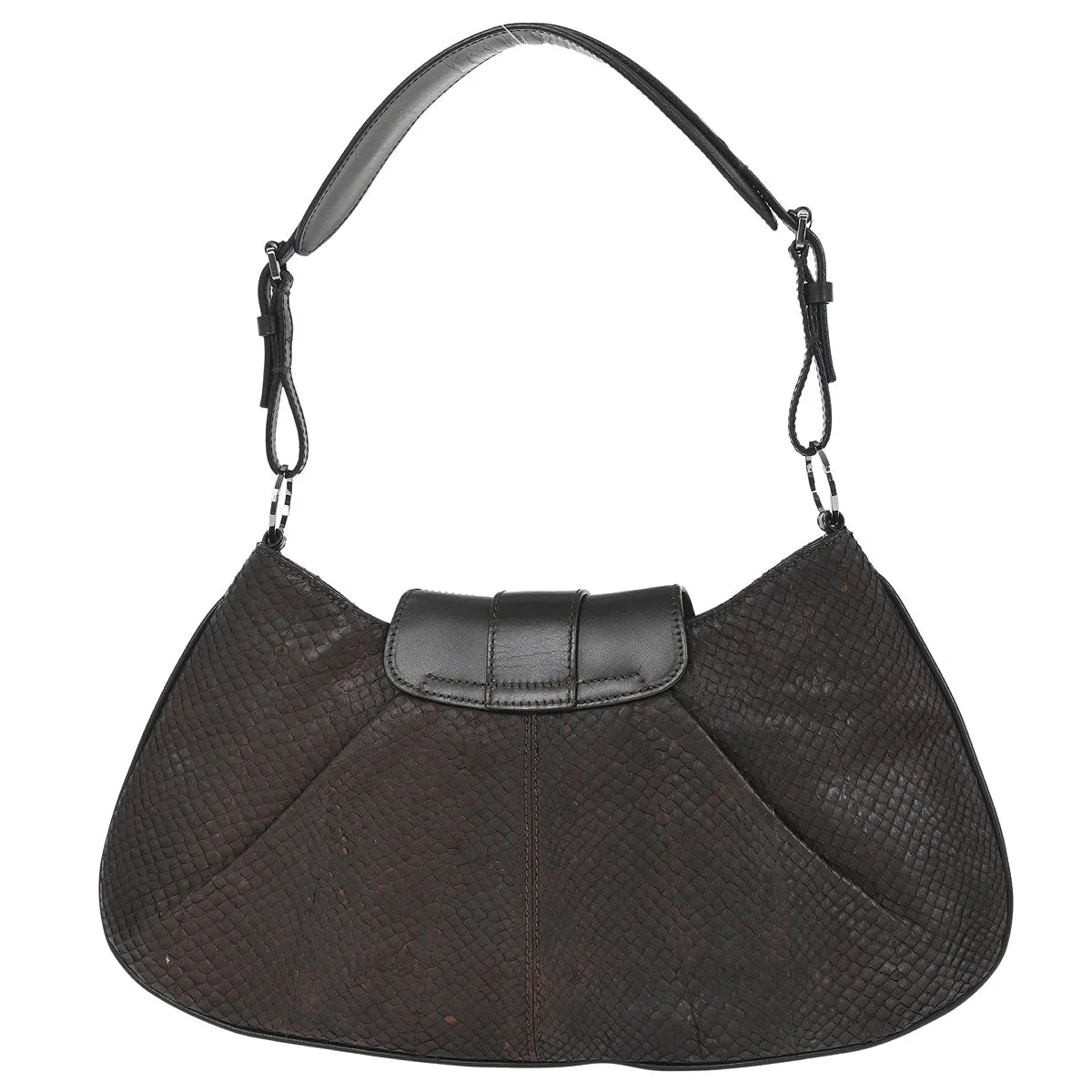 Christian Dior * Brown Python Handbag - Image 2