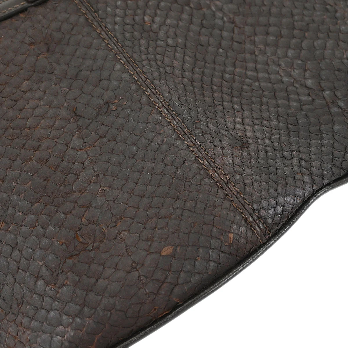 Christian Dior * Brown Python Handbag - Image 3