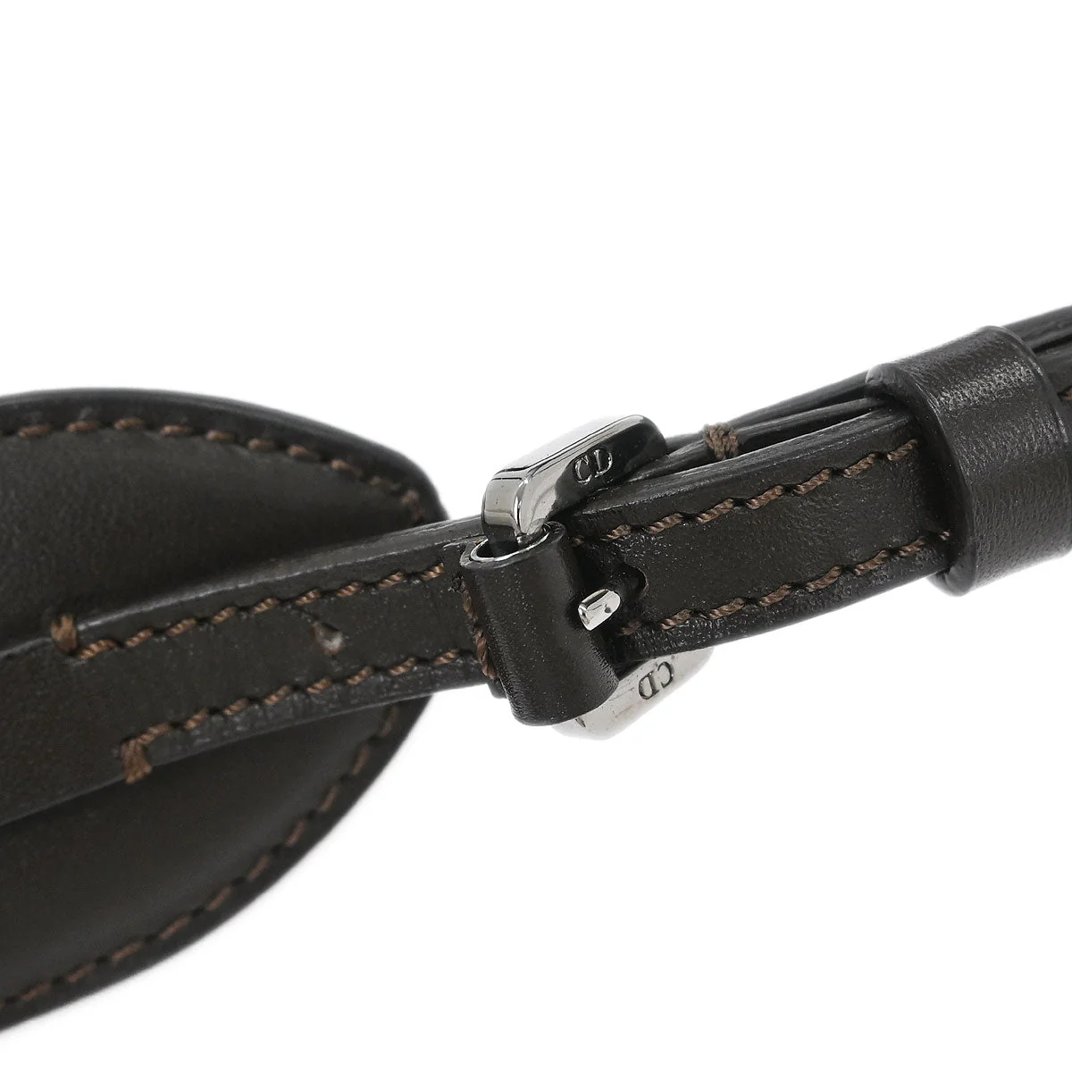Christian Dior * Brown Python Handbag - Image 5