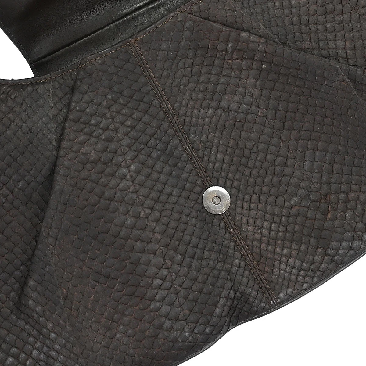 Christian Dior * Brown Python Handbag - Image 7