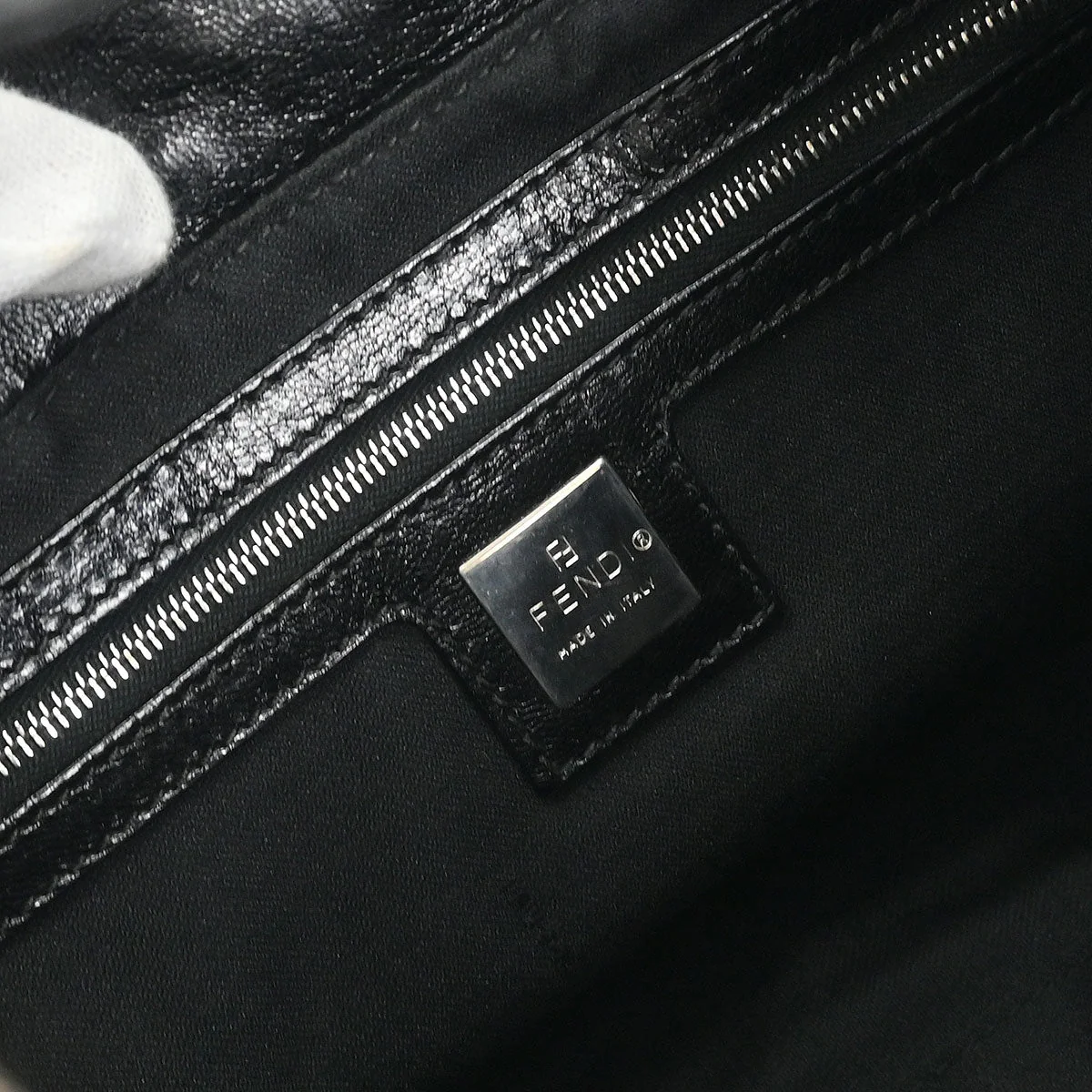 Fendi * Beige Pony Hair Handbag - Image 8