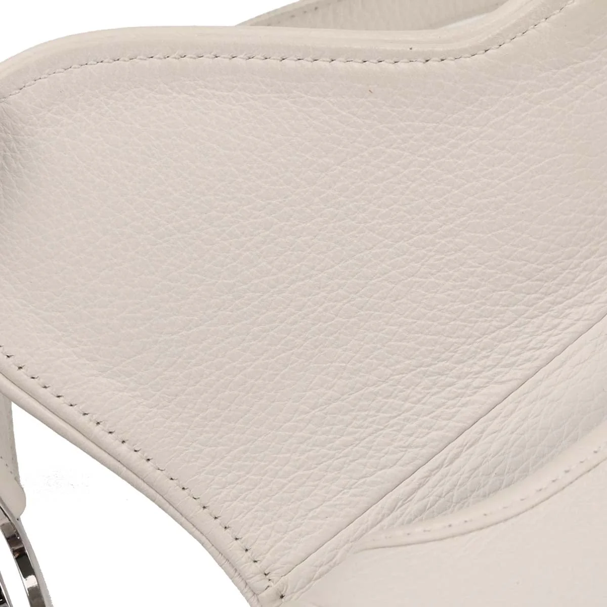 Christian Dior 2006 White Leather Saddle Handbag - Image 8