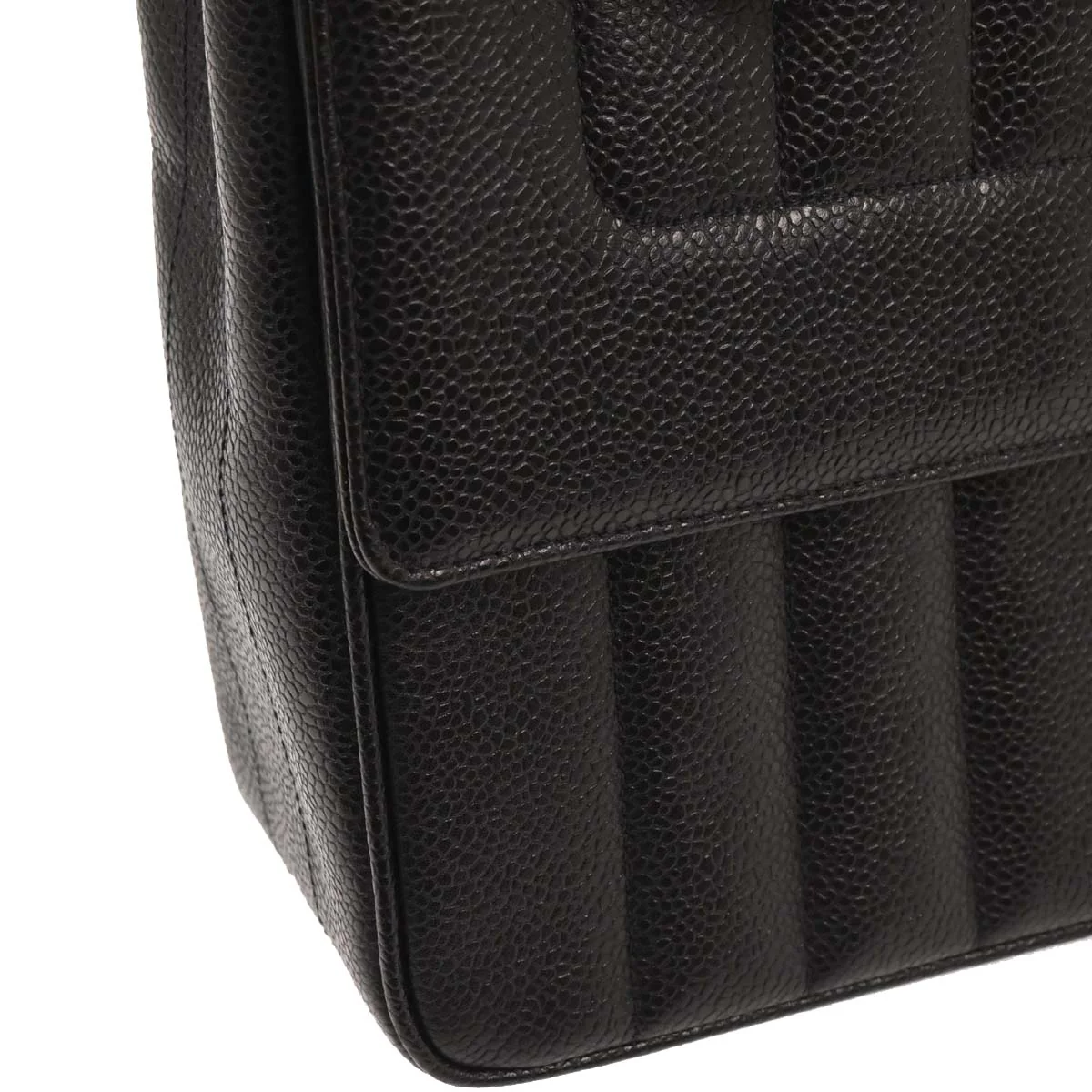 Chanel 1994-1996 Black Caviar Handbag - Image 3