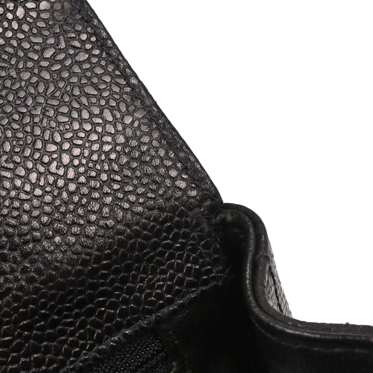 Chanel 1994-1996 Black Caviar Handbag - Image 7