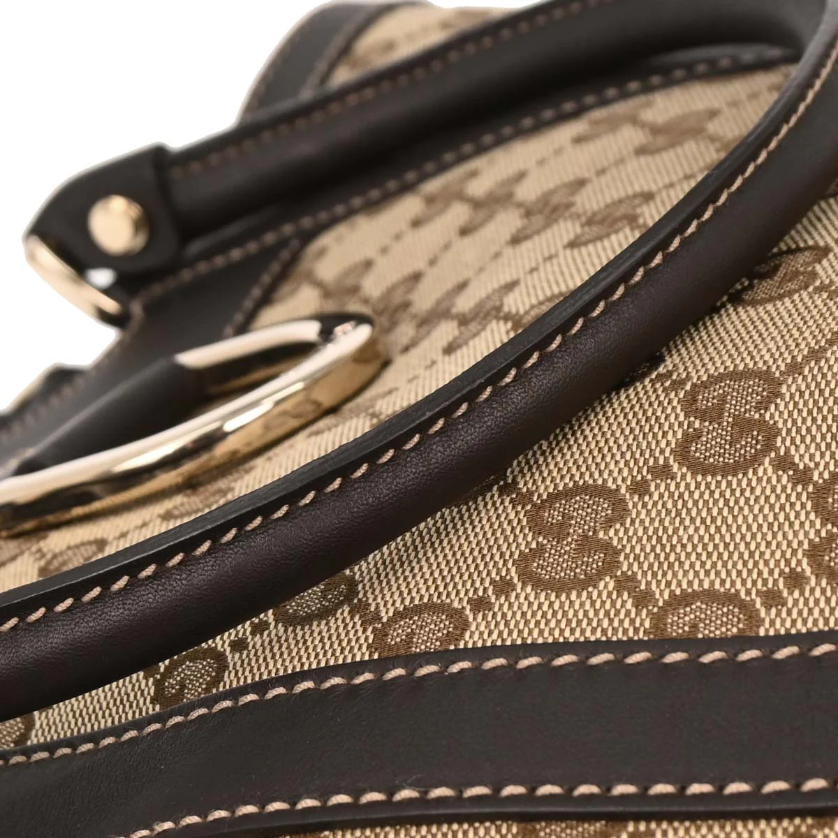 Gucci Beige Canvas GG Tote Handbag - Image 4