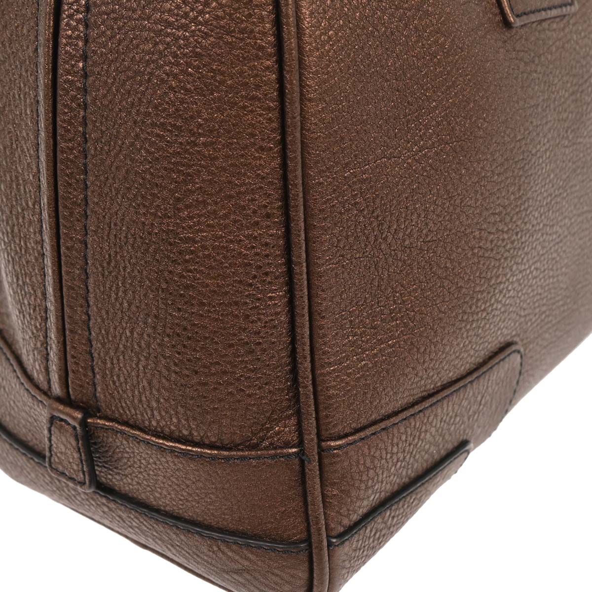 Loewe Bronze Leather Amazona 36 Handbag - Image 3