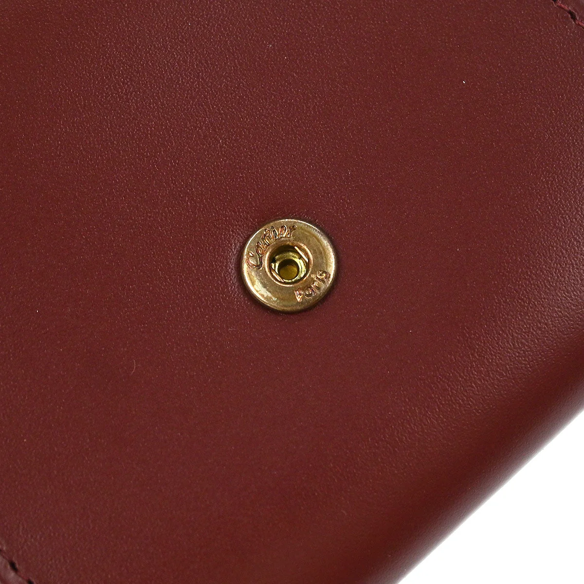 Cartier Bordeaux Coin Purse Wallet - Image 4