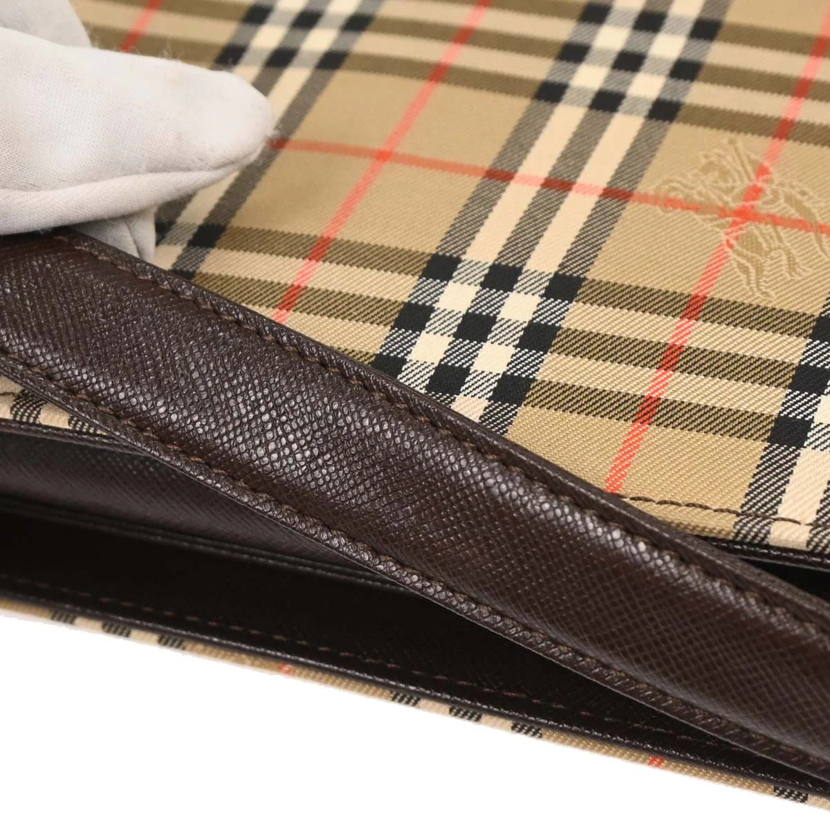 Burberry Beige House Check Tote Bag - Image 6