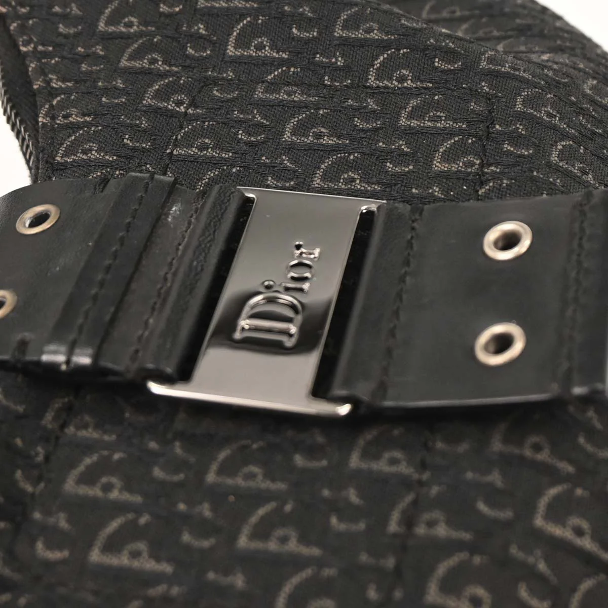 Christian Dior 2003 Black Street Chic Trotter Handbag - Image 4