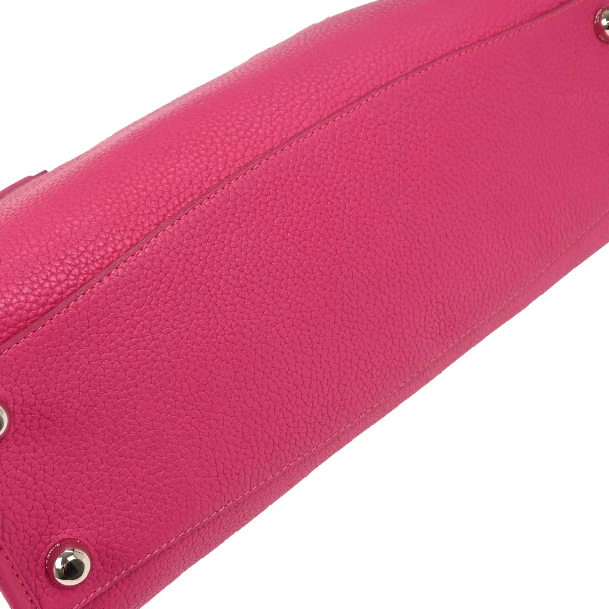 Loewe Pink Leather Handbag - Image 4