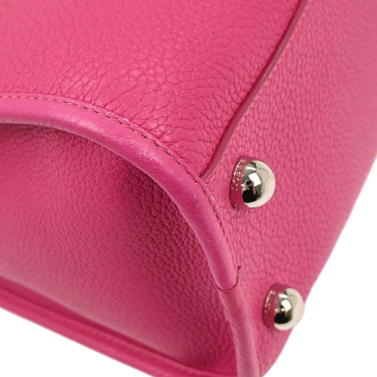 Loewe Pink Leather Handbag - Image 5
