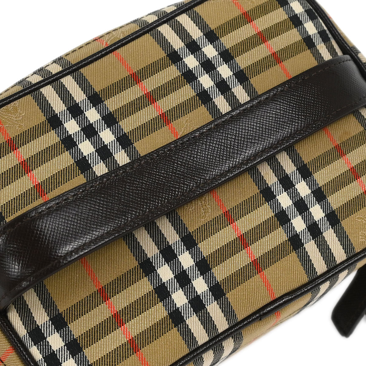 Burberrys Beige House Check Vanity Handbag - Image 7