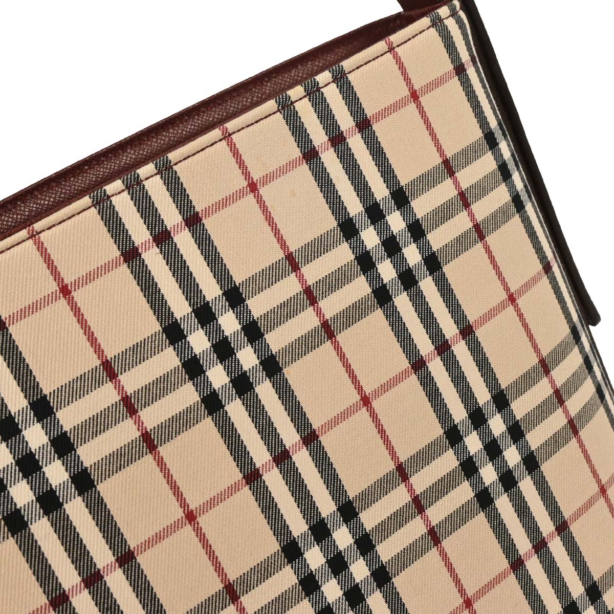 Burberry Beige Bordeaux Burberry Check Shoulder Bag - Image 7