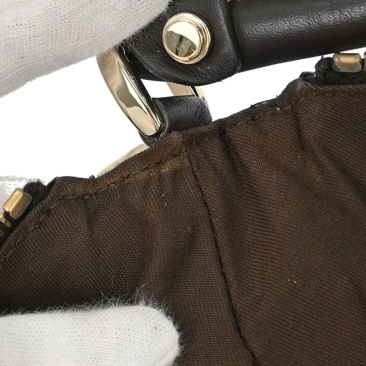 Gucci Beige GG Abbey Hobo Handbag - Image 8