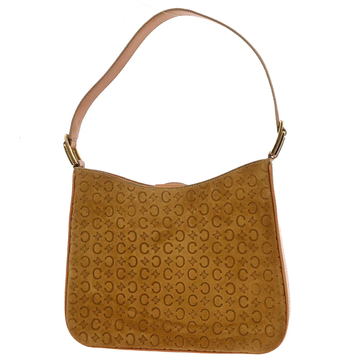 Celine Brown Suede C Macadam Handbag - Image 2