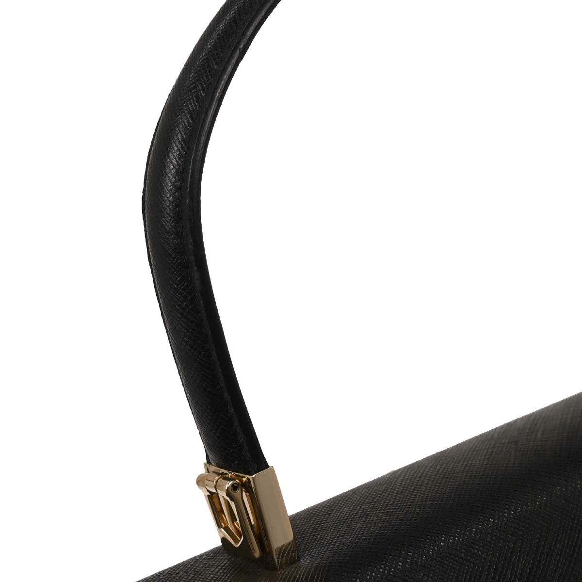 Salvatore Ferragamo Black Gancini 2way Shoulder Handbag - Image 6