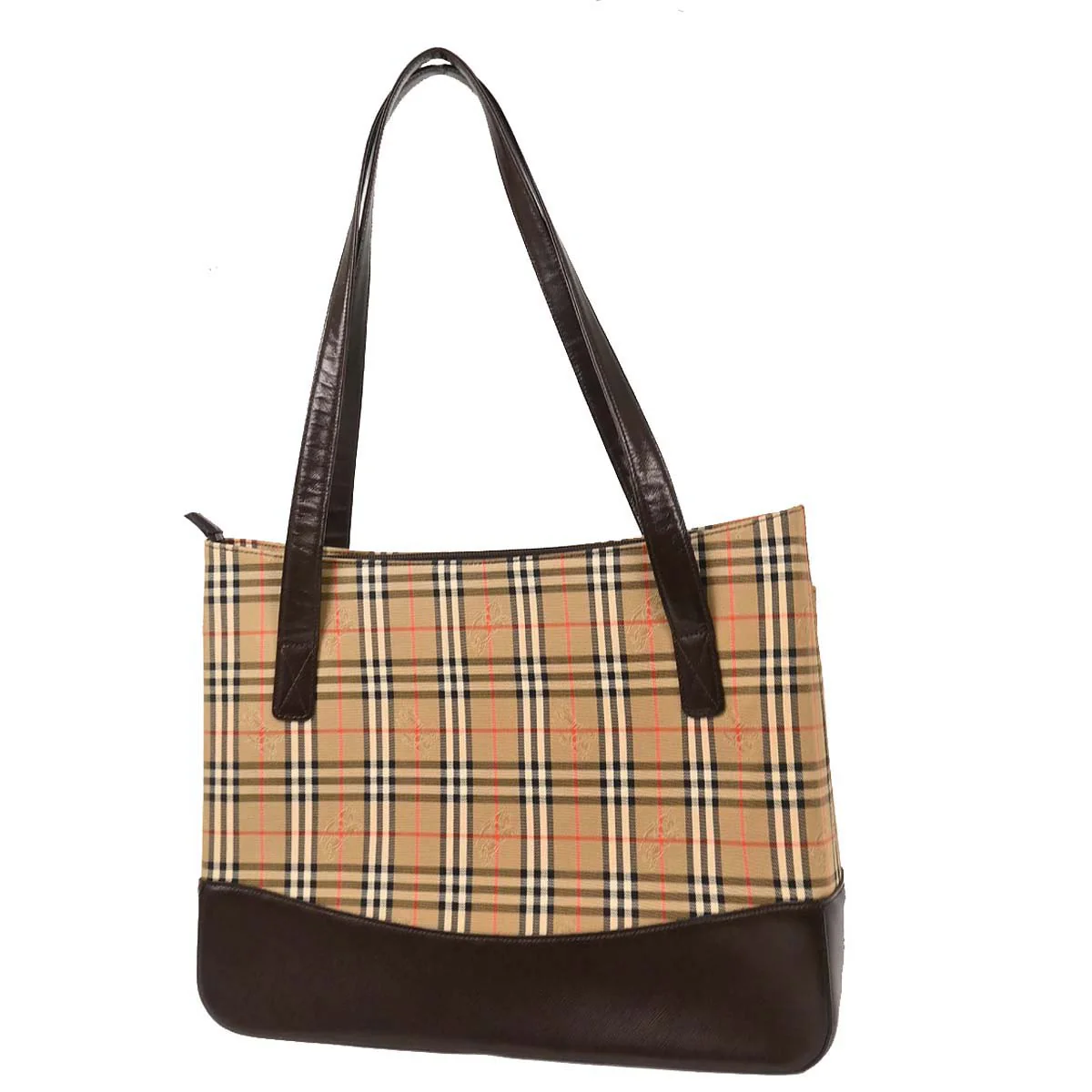 Burberry Beige House Check Handbag - Image 2