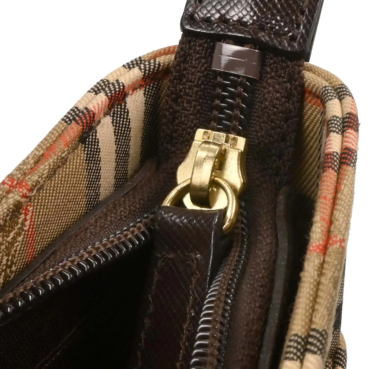 Burberry Beige House Check Handbag - Image 9