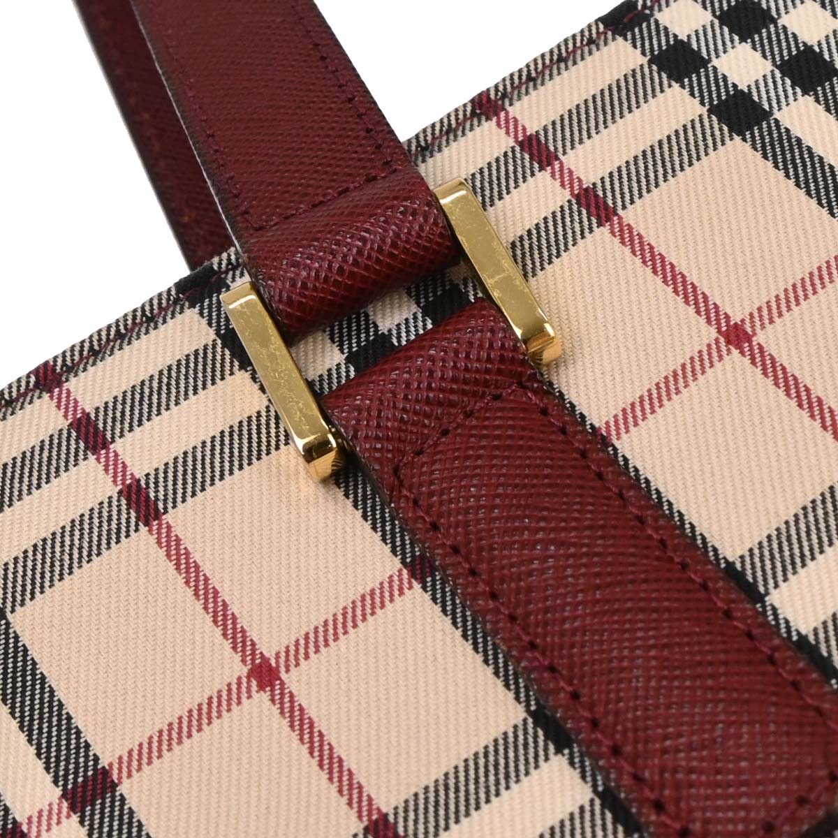 Burberry Beige Burberry Check Tote Handbag - Image 3