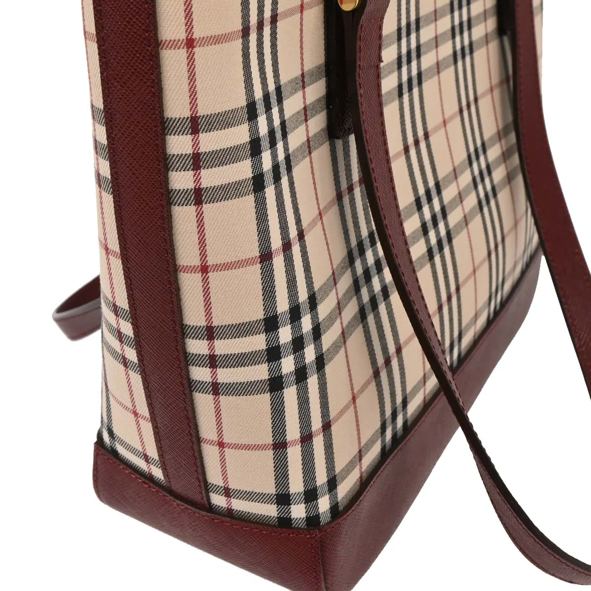 Burberry Beige Burberry Check Tote Handbag - Image 7