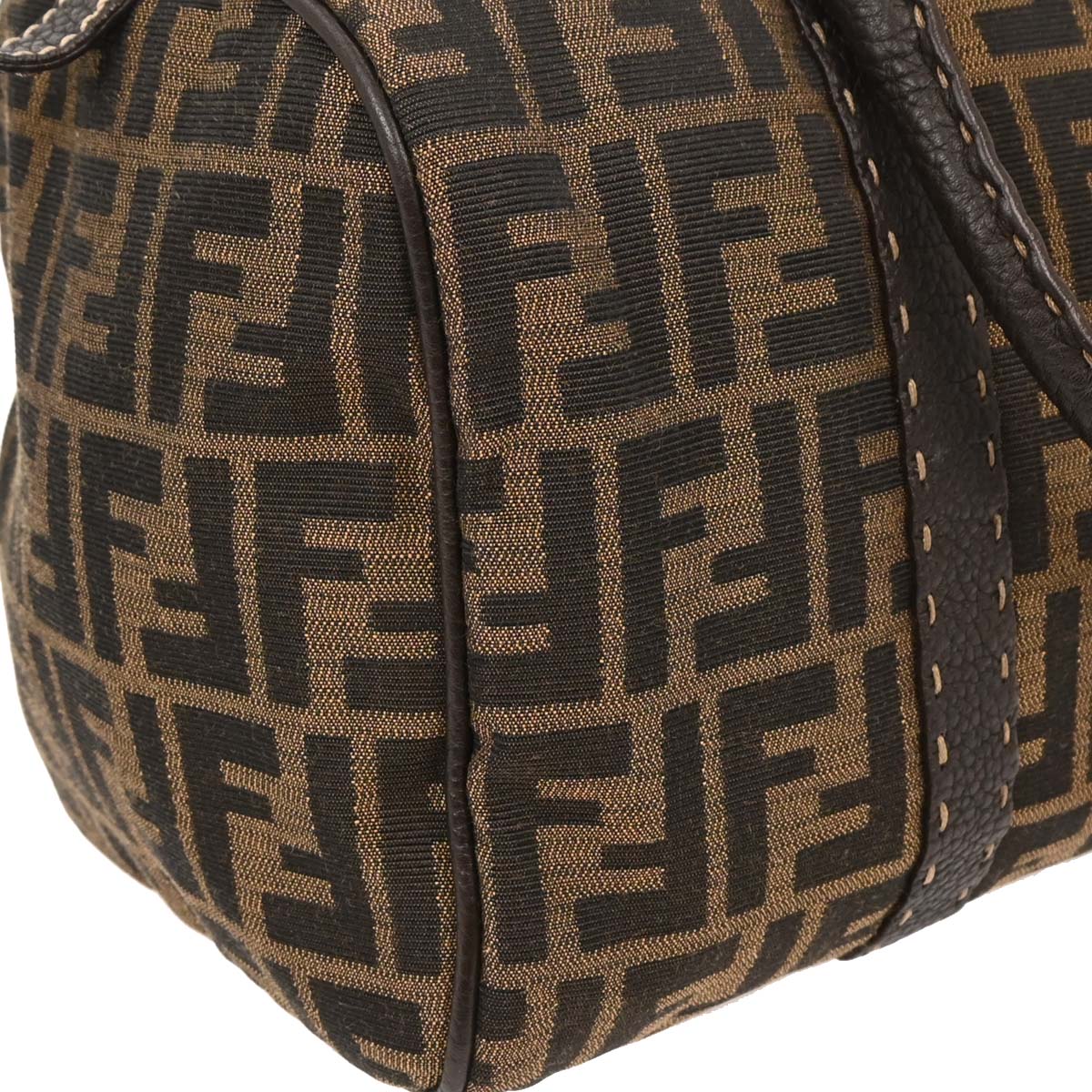 Fendi Brown Zucca Duffle Bag - Image 3