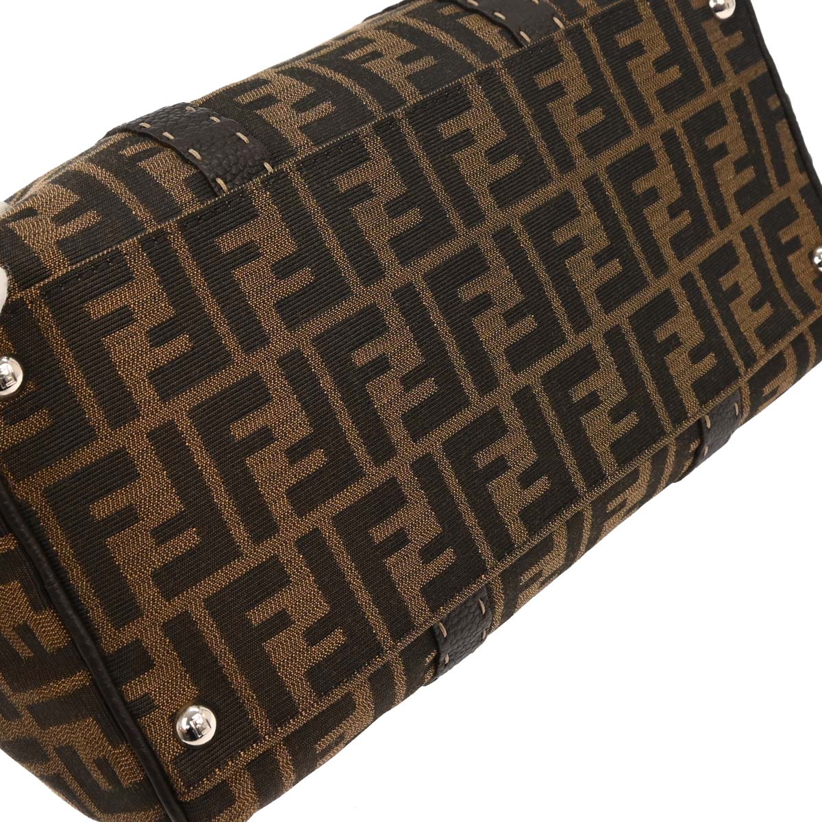 Fendi Brown Zucca Duffle Bag - Image 5