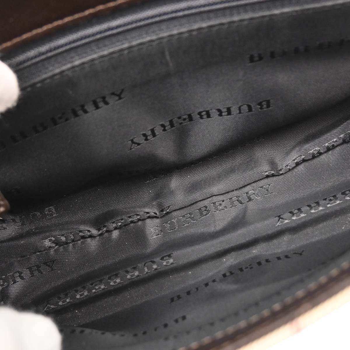 Burberry Beige Burberry Check Shoulder Bag - Image 9