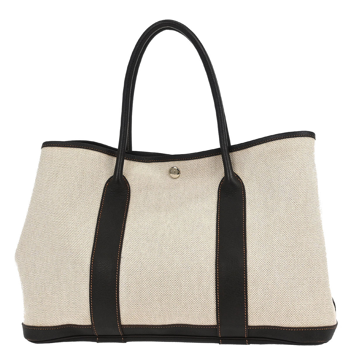 Hermes Beige Toile H Buffalo Garden Party 36 PM Tote Bag - Image 2