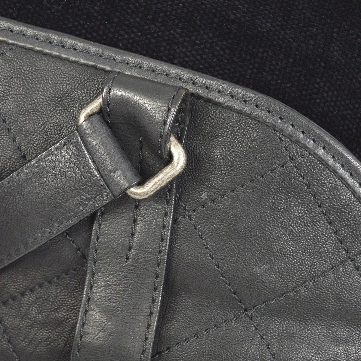 Chanel 2006-2008 Black Mademoiselle Lock Tote Bag - Image 6