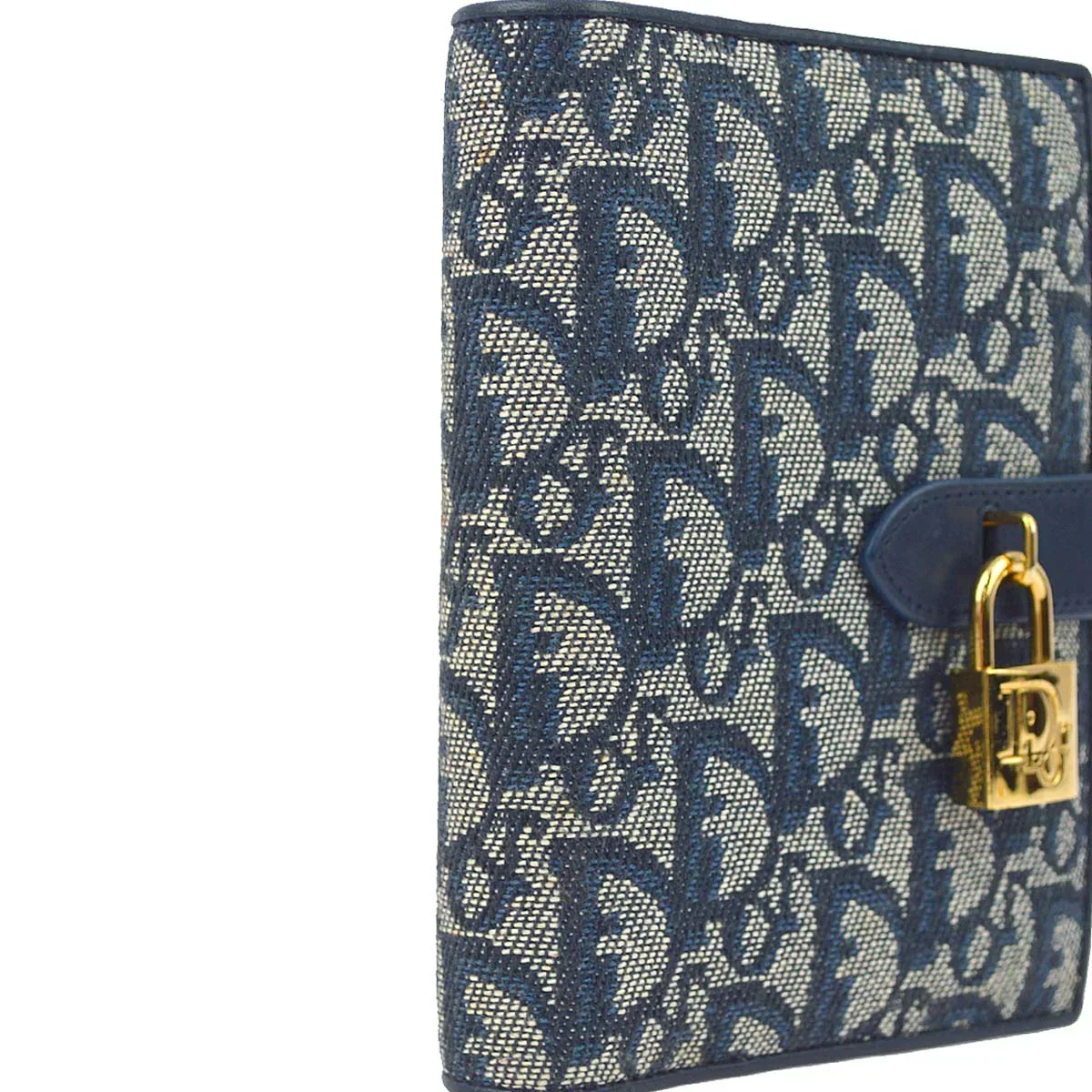 Christian Dior Navy Trotter Notebook Cover Small Good - Image 3